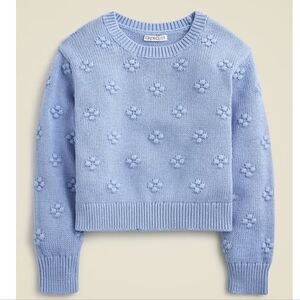 NWT J. CREW Crewcuts Girls Bobble Knit Sweater size XXL( 14-15)